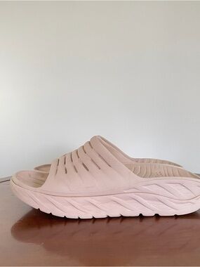 Hoka ORA Recovery Light Pink Slide Sandals